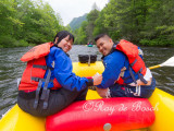 Our friends...whitewater rafting at Nantahala River, NC