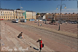 A view of Helsinki Square from the Cathedral