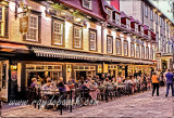 Quebec City at dinnertime
