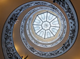 Exit stair Vatican Museum, looking up
