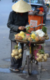 fruit vendor in Hanoi, Vietnam