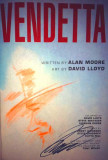 DavidLloyd sketched this in V for Vendetta Graphic Novel at Tates Comics on 7-16-11