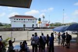 At the Miraflores Locks Visitor Center (1811)