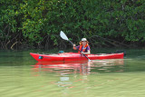 Laurie Kayaking Among the Mangroves (0331)