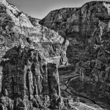 Zion Canyon in Black & White