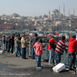 Fishermen on Galata bridge