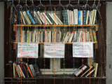 the library window in Selestat