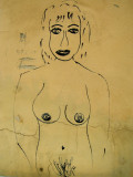 Naked on the wall