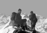 1961 : Sur l'arête de Peyreget avec Hervé
