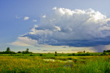 Storm Clouds on the Prairies Near Wetaskiwin