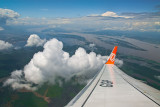 Flight over the Amazon