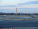 View of Downtown Washington DC from the US Airways Terminal