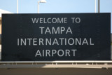 Tampa International Airport Entrance Sign
