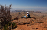 viewing Chihuahuan desert from South Rim