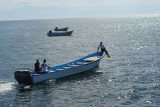 Trio of Boats in Bay of Banderos J, MEX   P6181.JPG