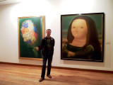 Drew with Mona Lisa - Botero 1978.jpg