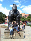 Laura and Drew in Plaza Botero.jpg