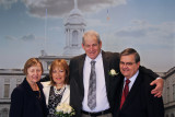 Left to right: Mary Ann, Orna, Moshe and Jack before the wedding ceremony at the City Clerk's Marriage Bureau in Manhattan