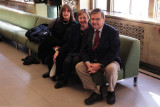 Left to right: Judy, Mary Ann and Jack before the wedding ceremony at the City Clerk's Marriage Bureau in Manhattan