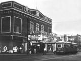 The Rialto Theater on Flatbush Avenue - southeast corner of Cortelyou Road. The Rivoli Caterers are to the right. (1950)