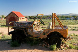 7641b- bottle cap encrusted jeep