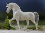 Breyer Stablemate G1 Morgan Stallion - alabaster