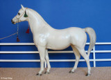 Breyer old mold Arabian mare - alabaster 1950s