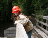 Alyssa on the bridge