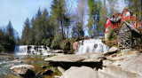 French Broad and Mill Shoals Falls Panorama