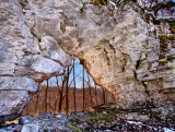 Short Lime Larger Twin Arch