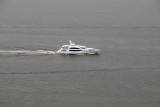 Luxury Yacht headed into Baltimore Harbor