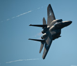 USAF F-15E Strike Eagle demo, Pilot Major Mike Maeder, WSO Captain Steven Bofferding