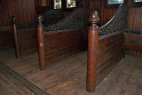 Stables inside the Baldwin Barn