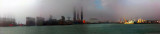 Galveston Port on a Foggy Day
