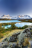 Pehoe lake and Cuernos del Paine