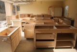 This is not all of the cabinets that have to be stained and varnished