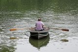 Out Rowing on the Lake