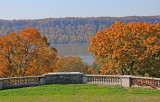 Wave Hill Gardens - Hudson River & Palisades Background