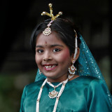 Little Hindu princess for a day...