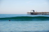Wavebreak by pier