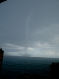 Lunch time water spout
