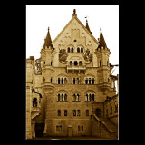 ... inside Neuschwannstein Castle halls ...