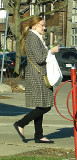 Waiting at the subway pickup spot 5