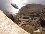 View from hotel balcony, Santorini