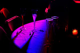VALUE - CHAMPAIGNE GLASSES IN THE DISCO LIGHT