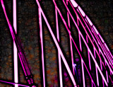 LINES, COLOR - BRIDGE AT NIGHT