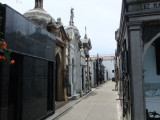 The Recoleta Cemetery where Eva Peron is buried