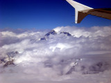 Mt. Everest and Mt. Lhotse in Front