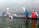 The Sunrise Bathing Ceremonies on the Ganges River