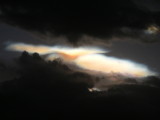 Perlemorskyer over Rongesund kl.09.00 om morgenen